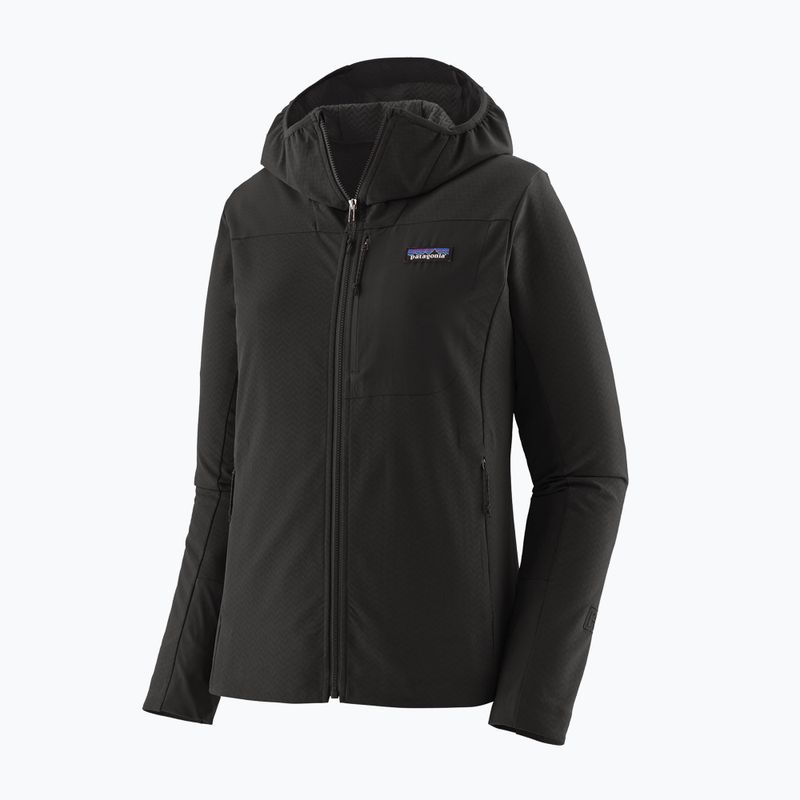 Дамско софтшел яке Patagonia R1 CrossStrata Hoody black 5