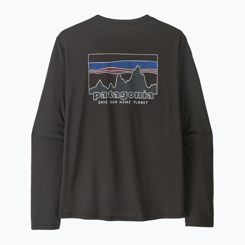 Мъжка блуза с дълъг ръкав Patagonia Capilene Cool Daily - '73 Skyline black 2