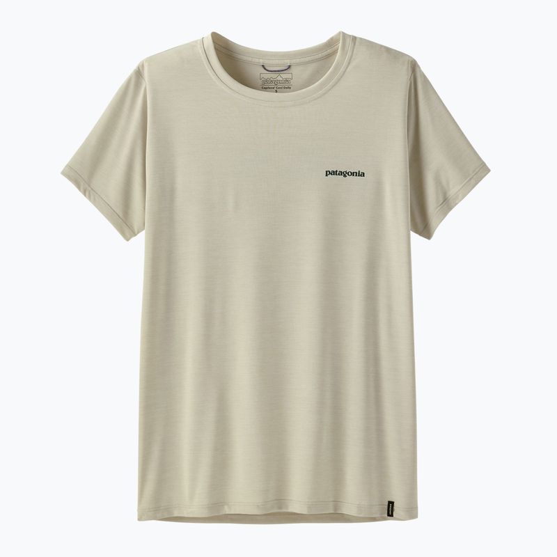 Дамска тениска Patagonia Capilene Cool Daily Shirt - Boardshort Logo dyno white 5