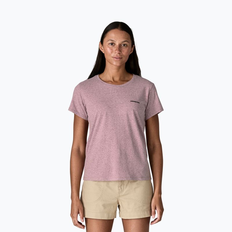 Дамска тениска Patagonia P-6 Logo Responsibili-Tee qulet violet