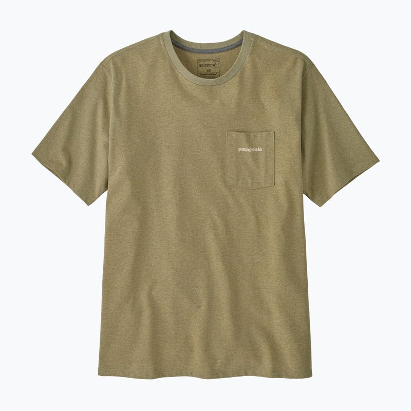 Мъжка тениска Patagonia Boardshort Logo Pocket Responsibili gumtree green 5