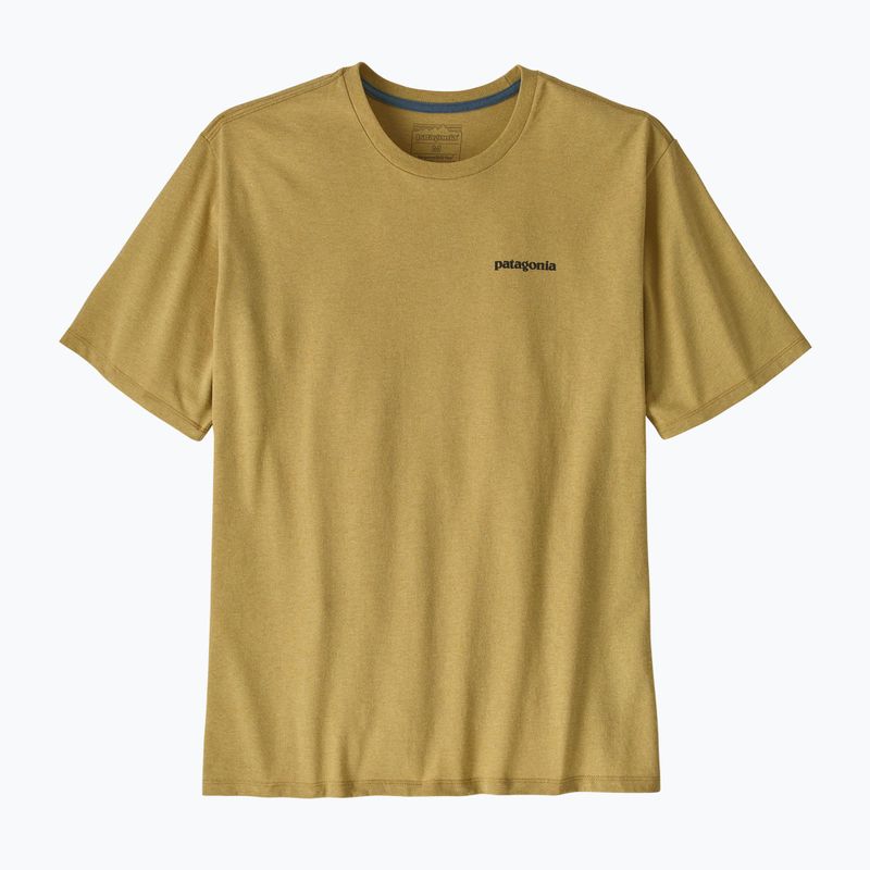 Мъжка тениска Patagonia Flying Fish Responsibili Tee limestone yellow/heritage fitz 6
