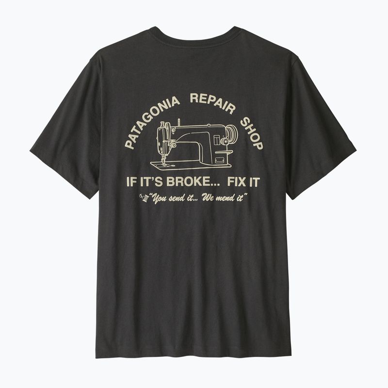 Мъжка тениска Patagonia Repair Shop ink black 2