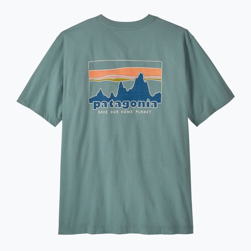 Мъжка тениска Patagonia '73 Skyline blue sage 5