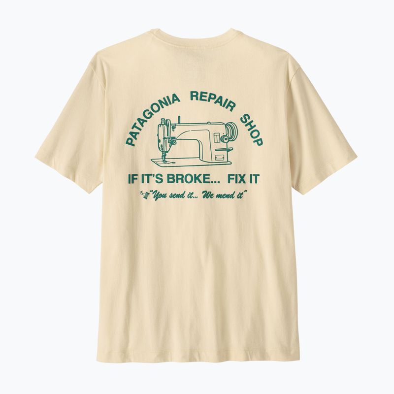 Мъжка тениска Patagonia Repair Shop undyed natural 2