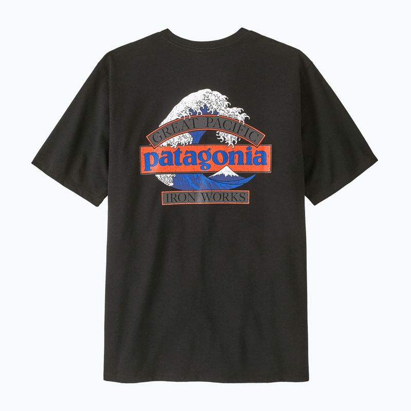 Мъжка тениска за трекинг Patagonia Great Waves Responsibili Tee black 2