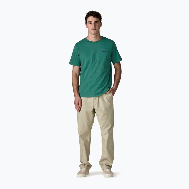 Мъжка тениска Patagonia P-6 Logo gem green 2