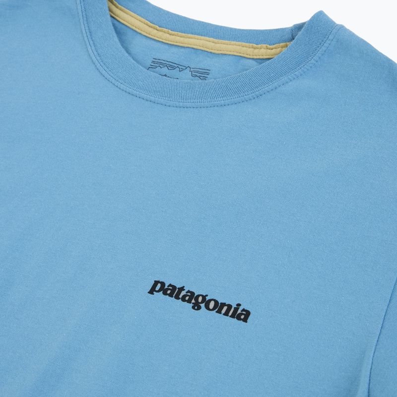Мъжка тениска Patagonia P-6 Logo shore blue 3