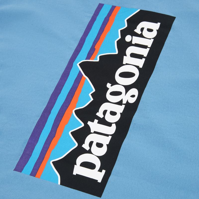 Мъжка тениска Patagonia P-6 Logo shore blue 4