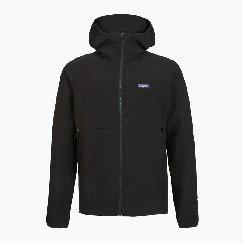 Мъжка софтшел яке Patagonia R1 TechFace Hoody black 2