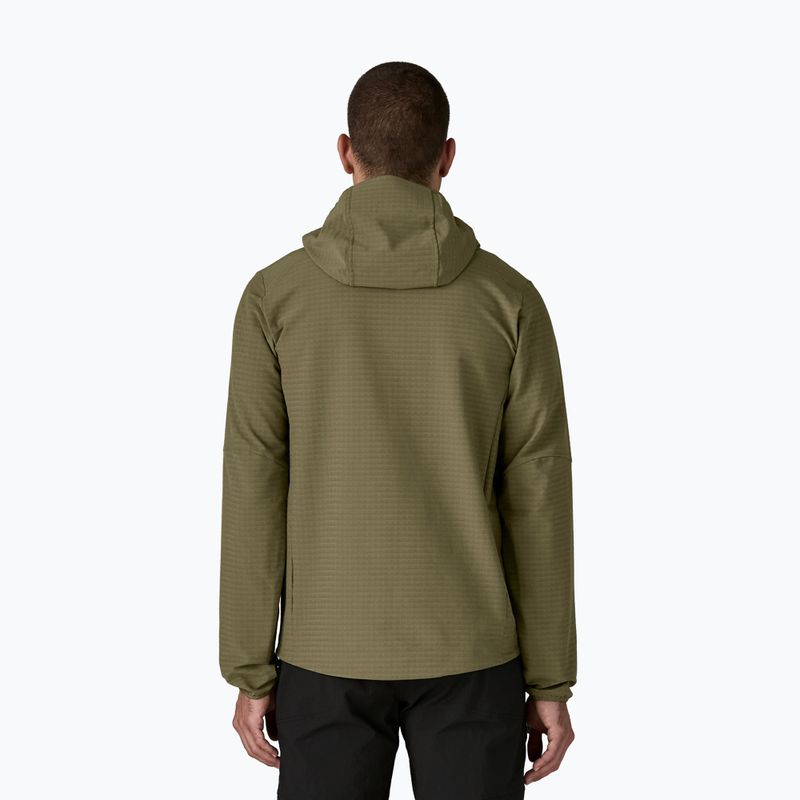 Мъжка софтшел яке Patagonia R1 TechFace Hoody basin green 3