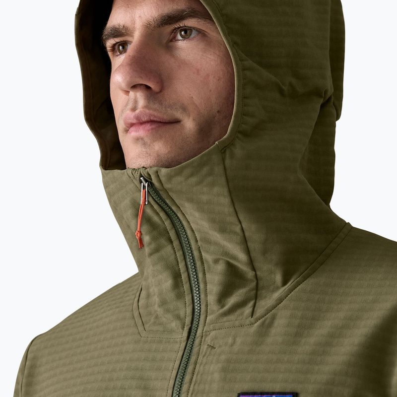 Мъжка софтшел яке Patagonia R1 TechFace Hoody basin green 6