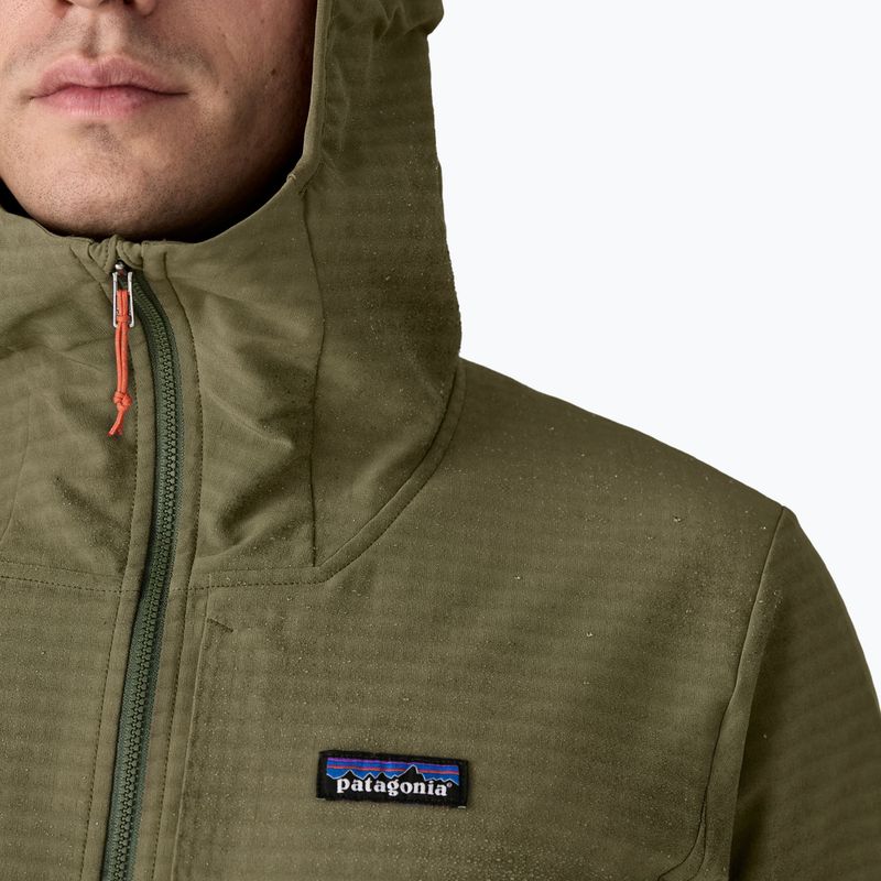 Мъжка софтшел яке Patagonia R1 TechFace Hoody basin green 7