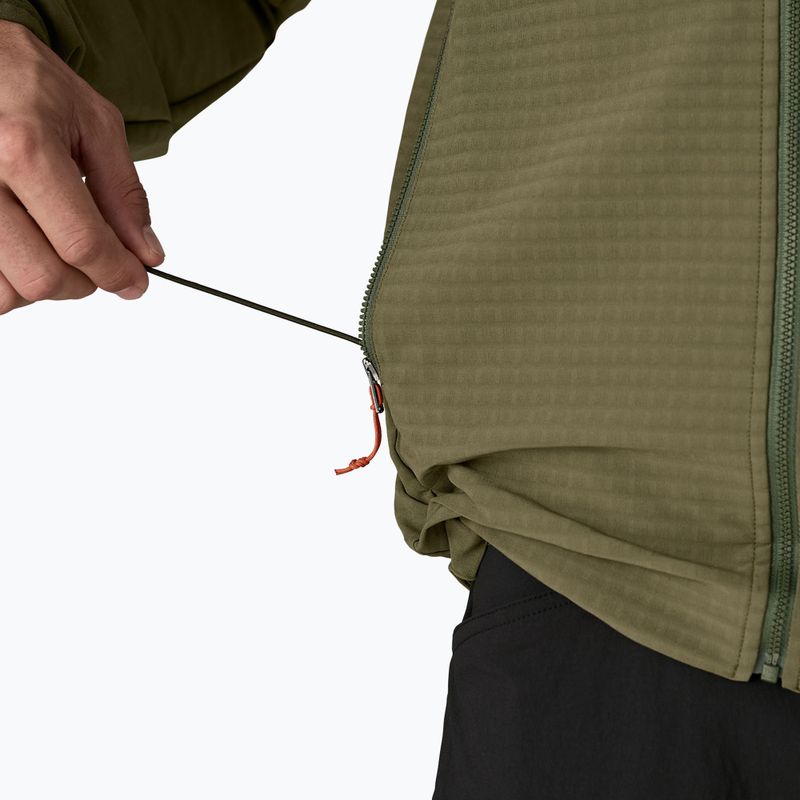 Мъжка софтшел яке Patagonia R1 TechFace Hoody basin green 10