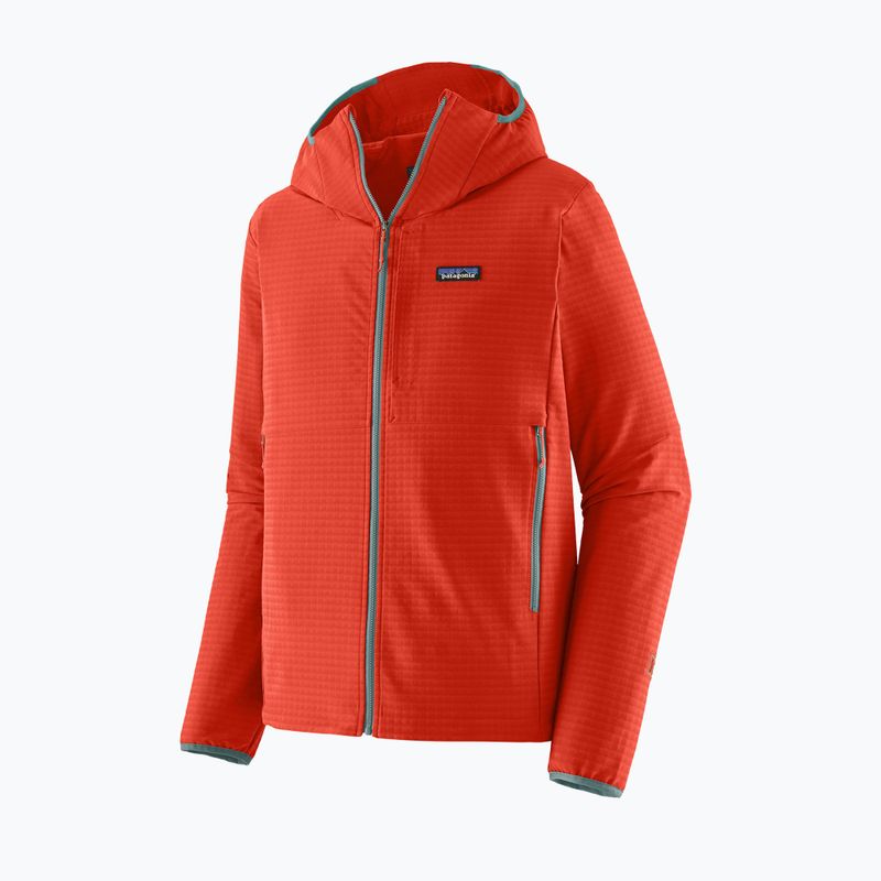 Мъжка софтшел яке Patagonia R1 TechFace Hoody hot ember 5