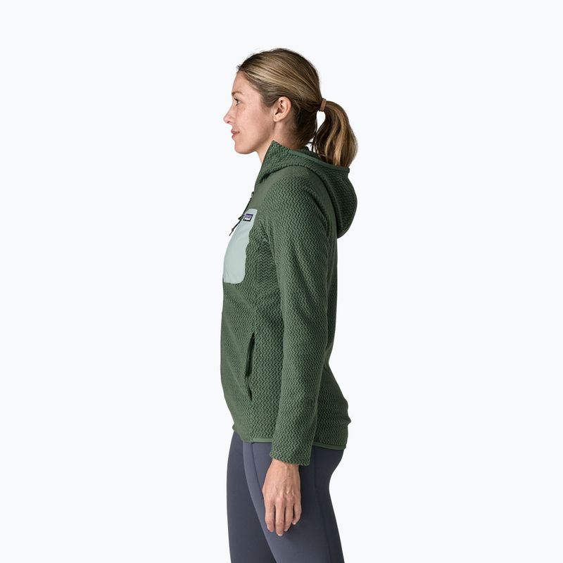 Дамски поларен суитшърт Patagonia R1 Air Full-Zip Hoody canopy green 3