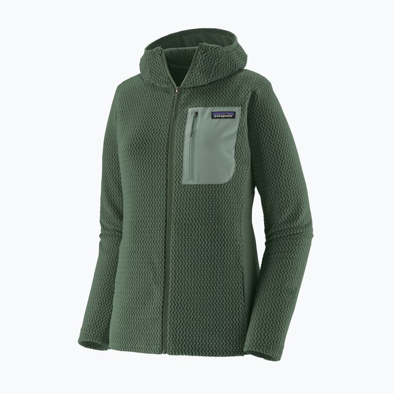 Дамски поларен суитшърт Patagonia R1 Air Full-Zip Hoody canopy green 5