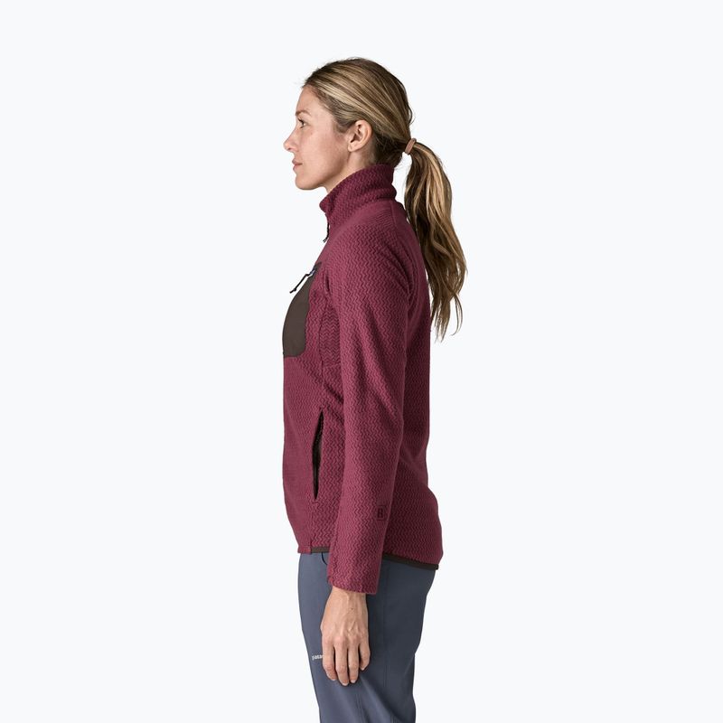 Дамски поларен суитшърт Patagonia R1 Air berry fig 3