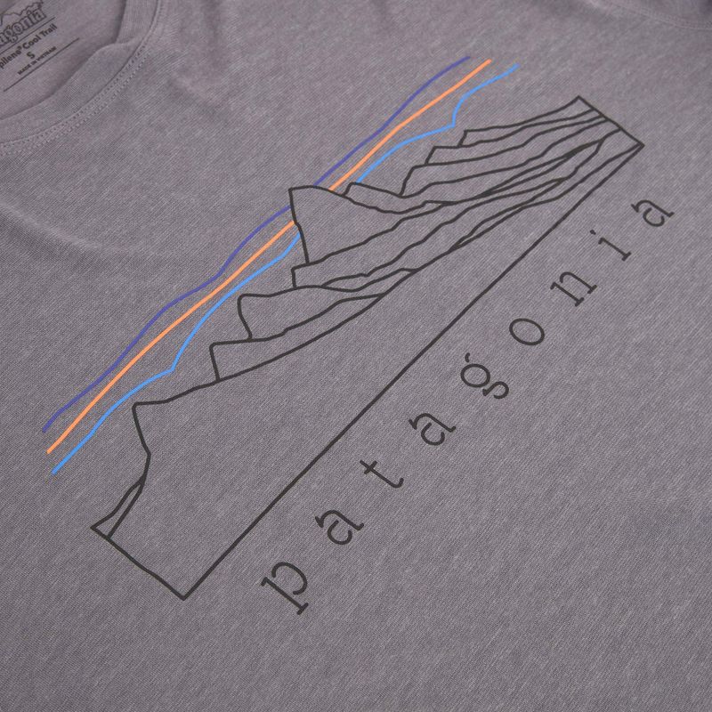 Мъжка блуза с дълъг ръкав  Patagonia Cap Cool Trail Stratapeaks may grey 3