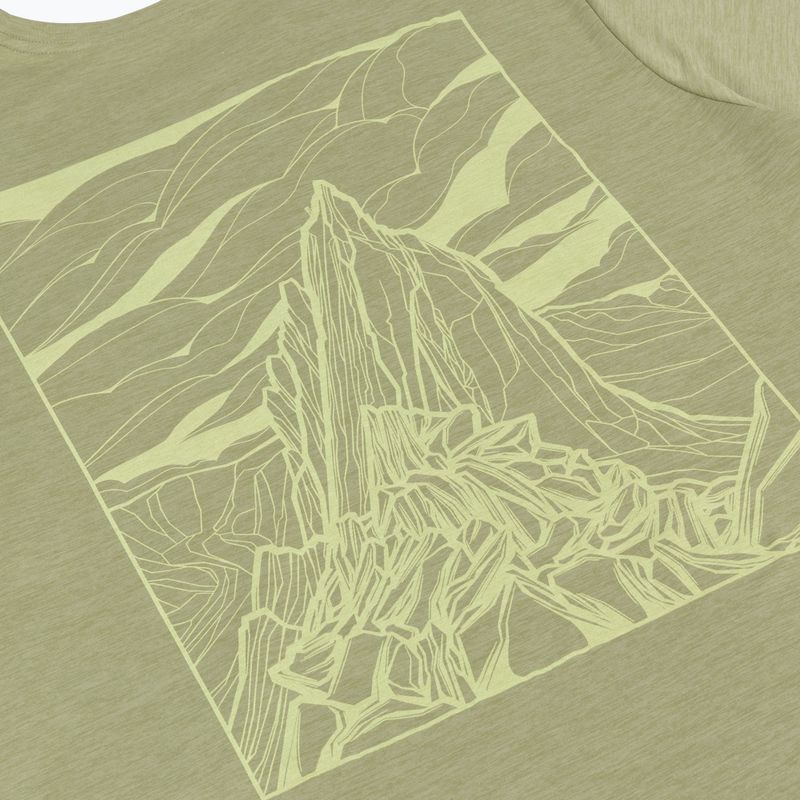 Мъжка тениска Patagonia Cap Cool Daily Shirt - Cloud Crag gumtree green - light gumtree green x-dye 4