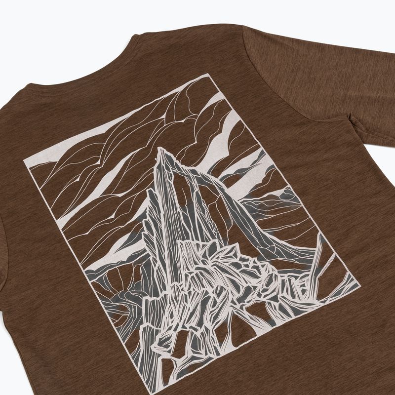 Мъжка трекинг блуза с дълъг ръкав Patagonia Cap Cool Daily Hut Tripper LS berm brown - light berm brown x-dye 4