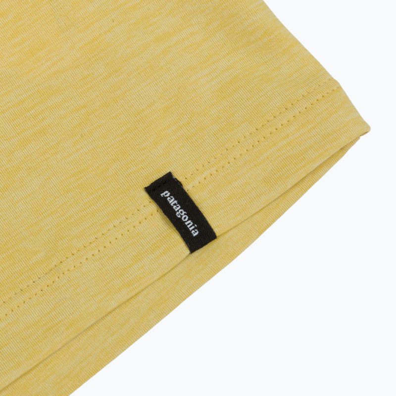 Мъжка блуза с дълъг ръкав  Patagonia Cap Cool Daily Boardshort Logo LS limestone yellow - Light Limestone yellow x-dye 4