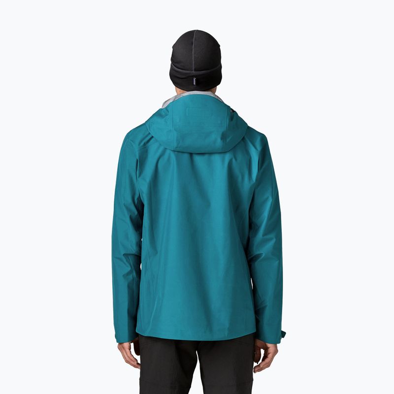 Мъжко яке за дъжд Patagonia Triolet glacial blue 2