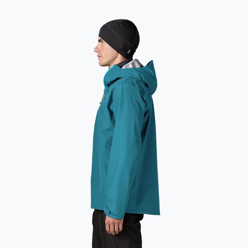 Мъжко яке за дъжд Patagonia Triolet glacial blue 3