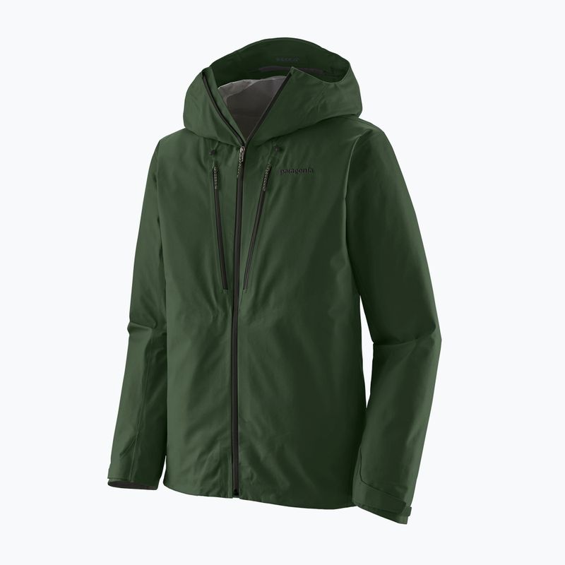 Мъжко яке за дъжд Patagonia Triolet treeline green 2