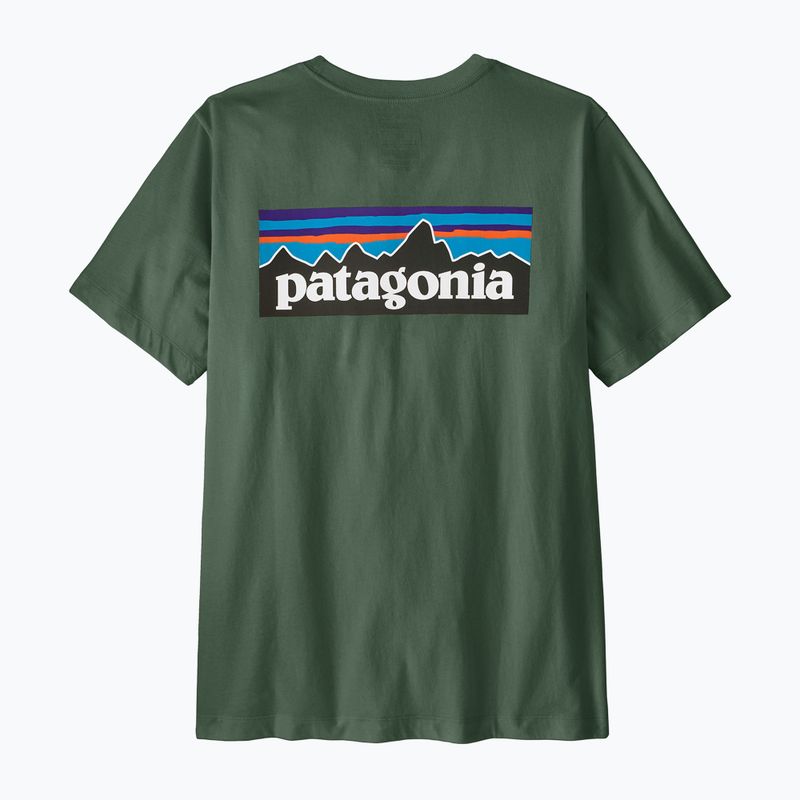 Мъжка тениска Patagonia P-6 Logo canopy green 2