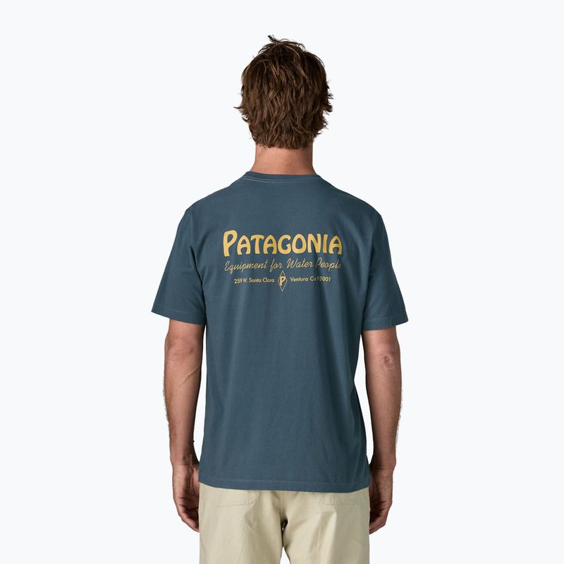 Мъжка тениска Patagonia Water People Banner summit blue 2