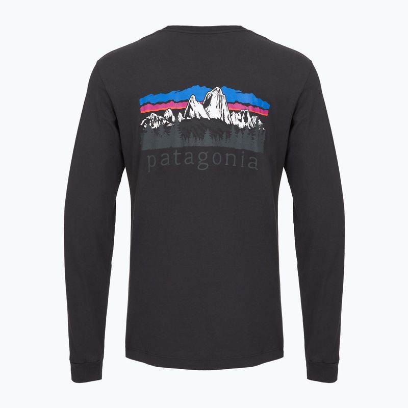 Мъжка блуза с дълъг ръкав  Patagonia Fitz Roy Foothills LS ink black 2