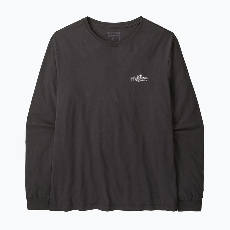 Мъжка блуза с дълъг ръкав Patagonia Fitz Roy Foothills LS ink black