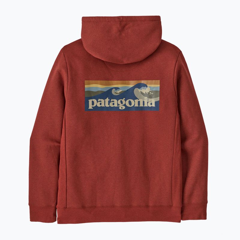 Мъжки суитшърт Patagonia Boardshort Logo Uprisal Hoody Rusty Red 2