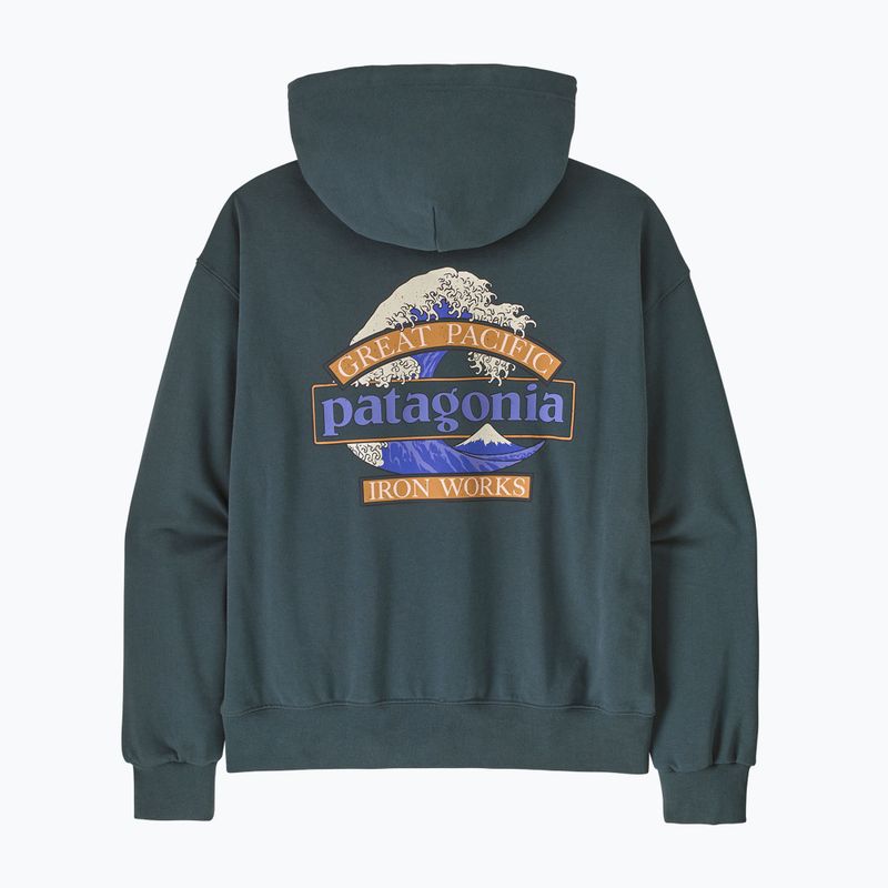 Дамски суитшърт за трекинг Patagonia Great Waves Daily Hoody summit blue 2