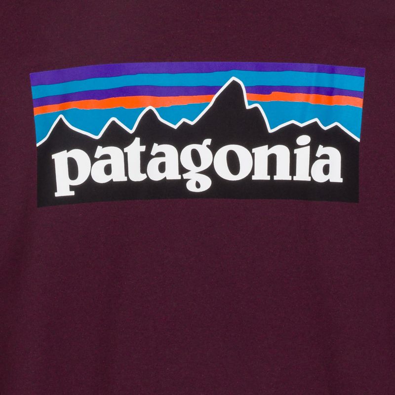 Мъжка блуза с дълъг ръкав Patagonia P-6 Logo Responsibili berry fig 4