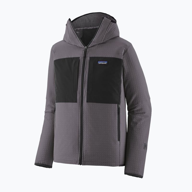 Мъжки суитшърт за трекинг Patagonia R2 TechFace Hoody may grey 2