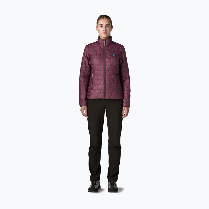 Дамско ватирано яке Patagonia Nano Puff berry fig 2