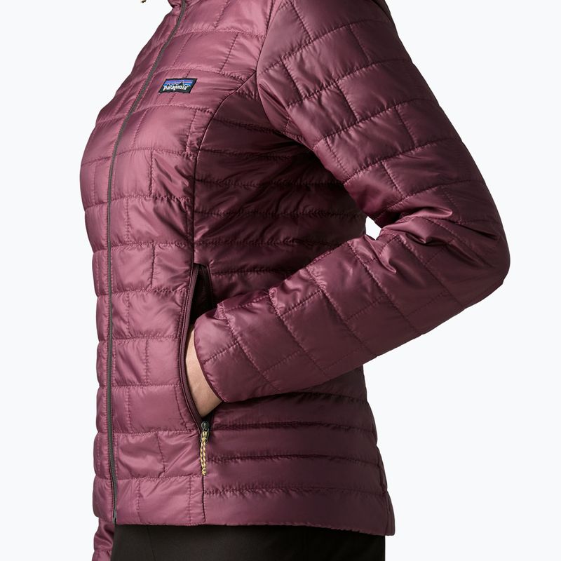 Дамско ватирано яке Patagonia Nano Puff berry fig 6