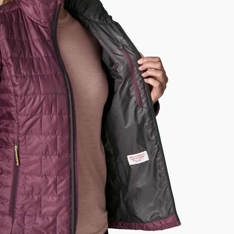 Дамско ватирано яке Patagonia Nano Puff berry fig 7