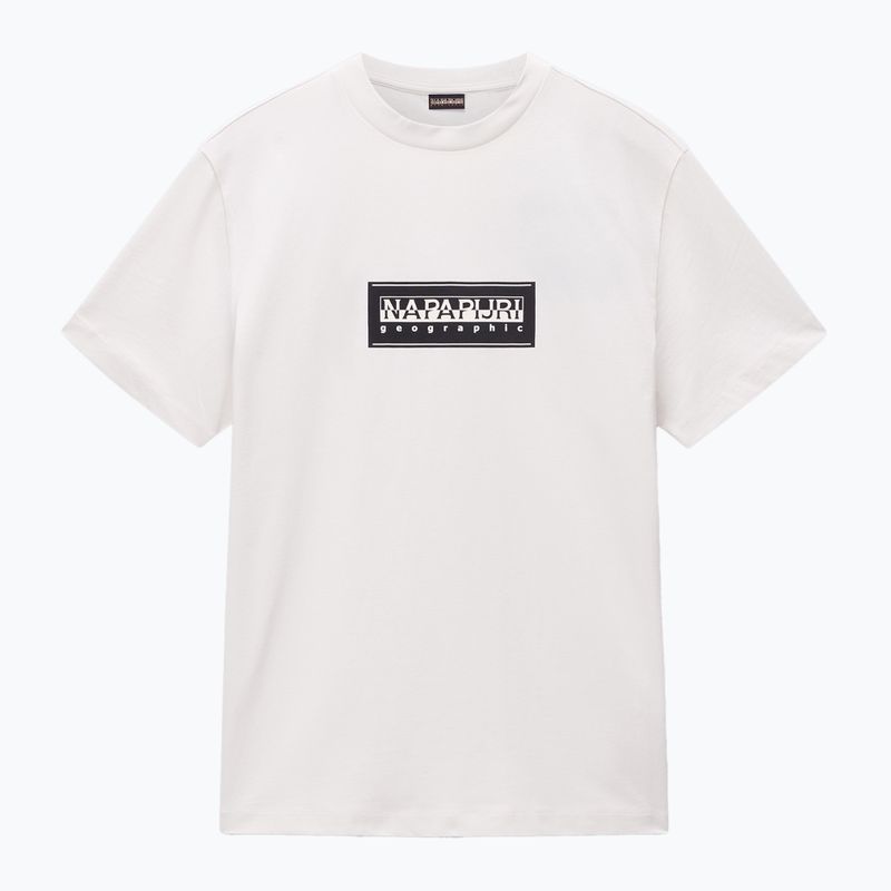 Мъжка тениска Napapijri S-Box Logo white whisper 4