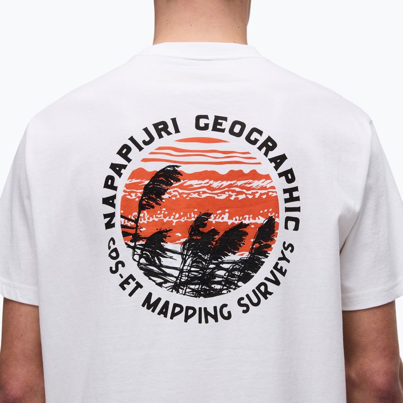 Мъжка тениска Napapijri S-Vignonil back white heron 4