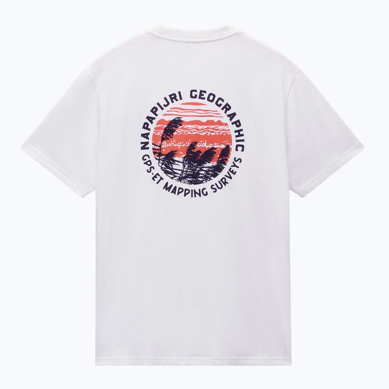 Мъжка тениска Napapijri S-Vignonil back white heron 6