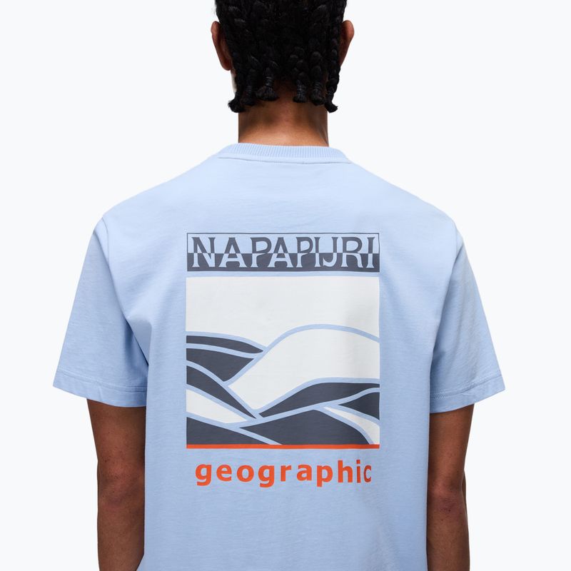Мъжка тениска Napapijri S-Sovana от мек камбрей I83 4