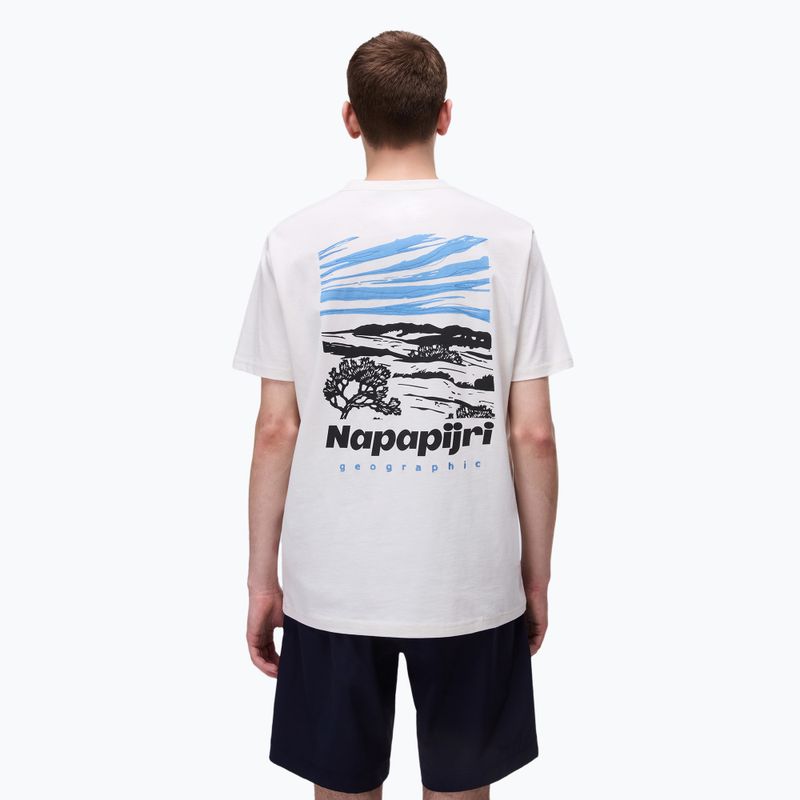 Мъжка тениска Napapijri S-Vignonil Back white whisper 2