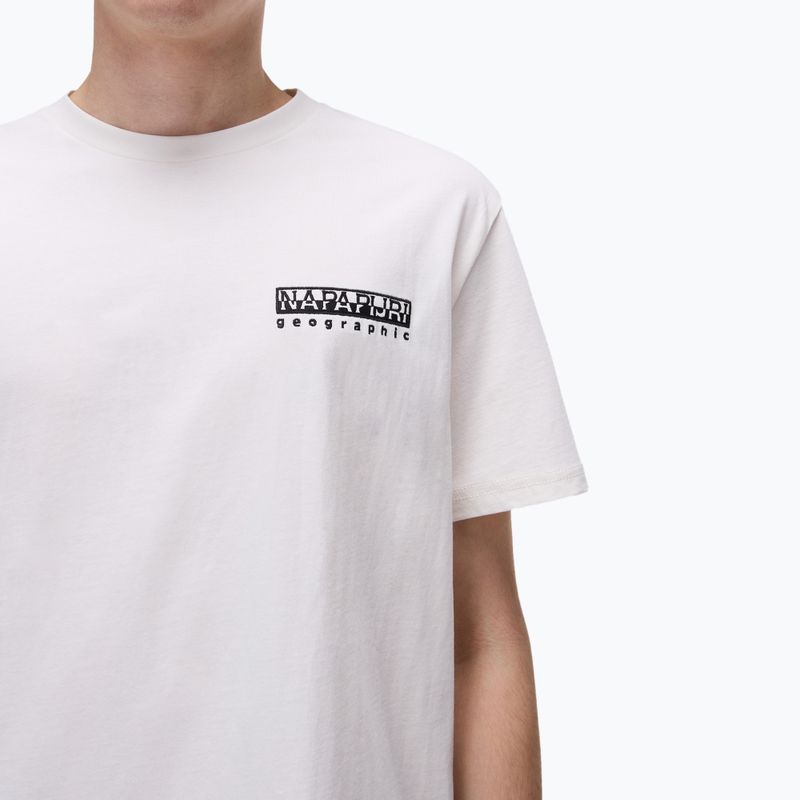 Мъжка тениска Napapijri S-Vignonil Back white whisper 3