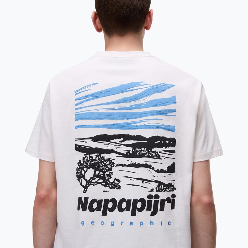 Мъжка тениска Napapijri S-Vignonil Back white whisper 4