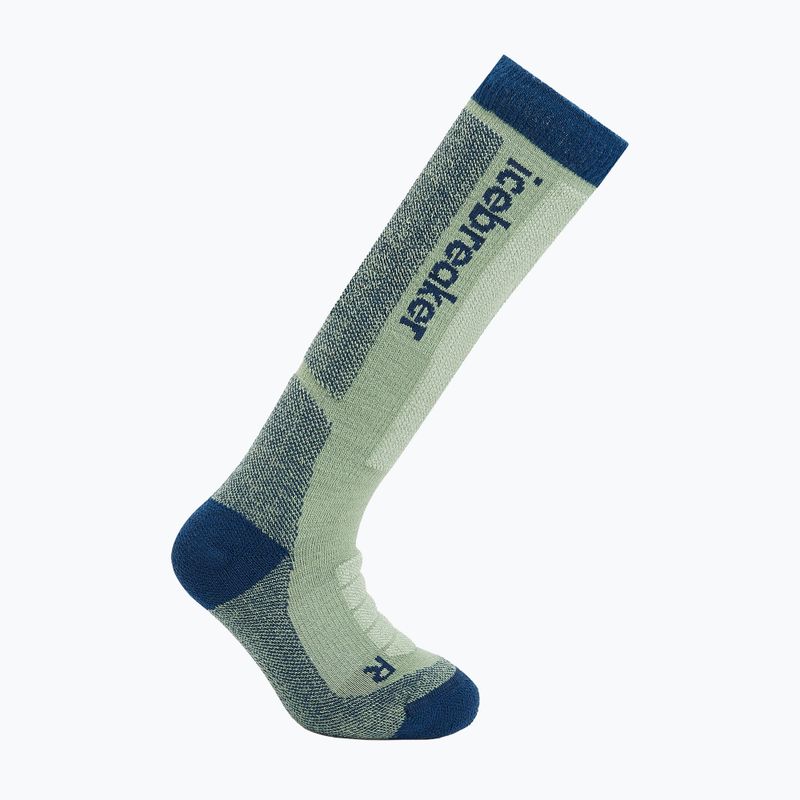 Детски чорапи Icebreaker Merino Blend Ski+ Medium OTC seaglass/atlantis/snow