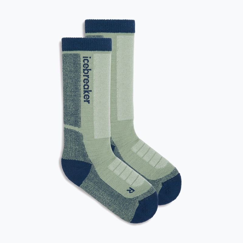 Детски чорапи Icebreaker Merino Blend Ski+ Medium OTC seaglass/atlantis/snow 2