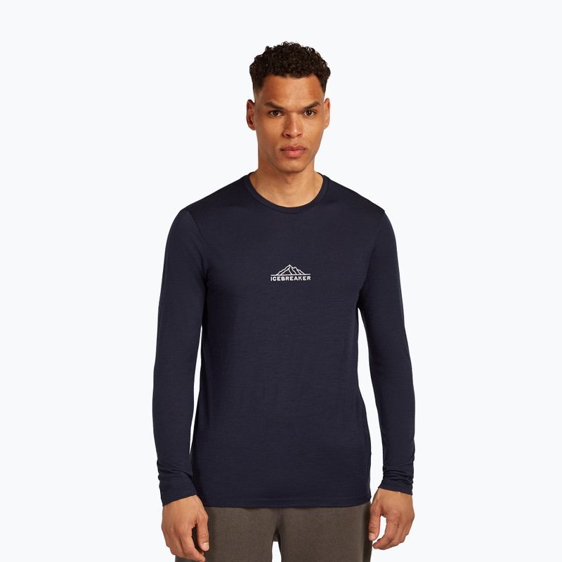 Мъжки лонгслив icebreaker Merino 150 Tech Lite Road To Cook midnight navy